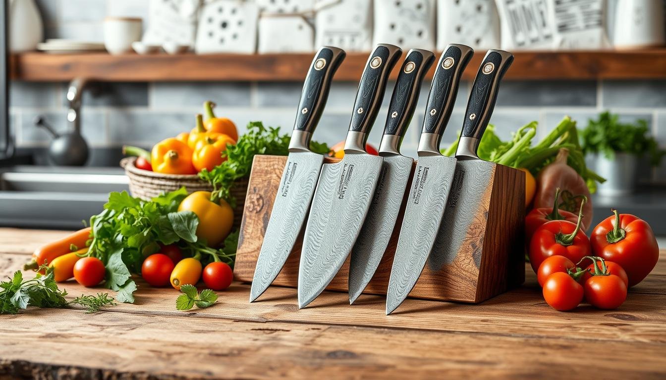 damascus knife set​